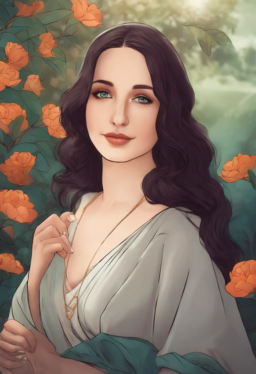 redraw Monalisa in manga