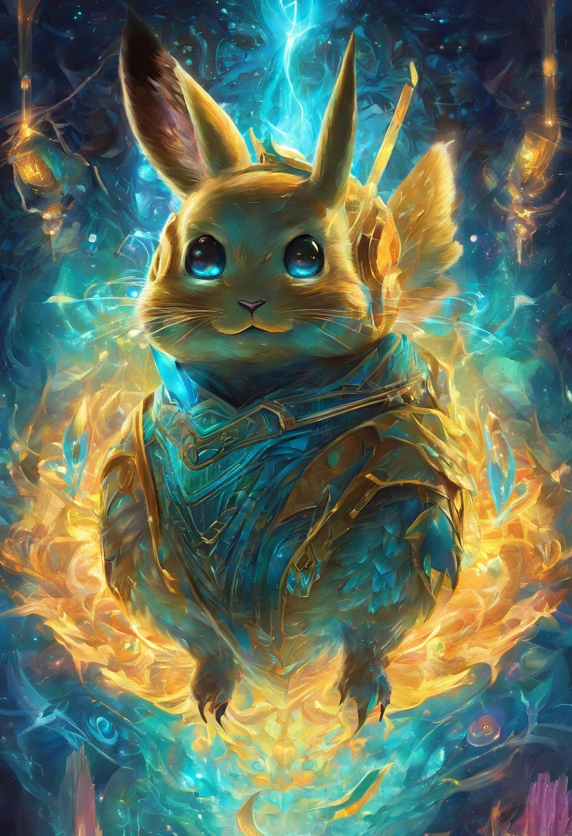 A cool pikachu, in the style of anime art, turquoise, , chromepunk, ferrania p30, social media portraiture, victor nizovtsev, fluorescent, holographic, diamond luster, metallic
texture, exaggerated expressions and movements, lookingat viewer, Super Details, bright light, precision mechanical parts,
close-up intensity, ultra-detailed, Surrounded by lightning, black background, psychedelic --niji 5 --ar 9:16