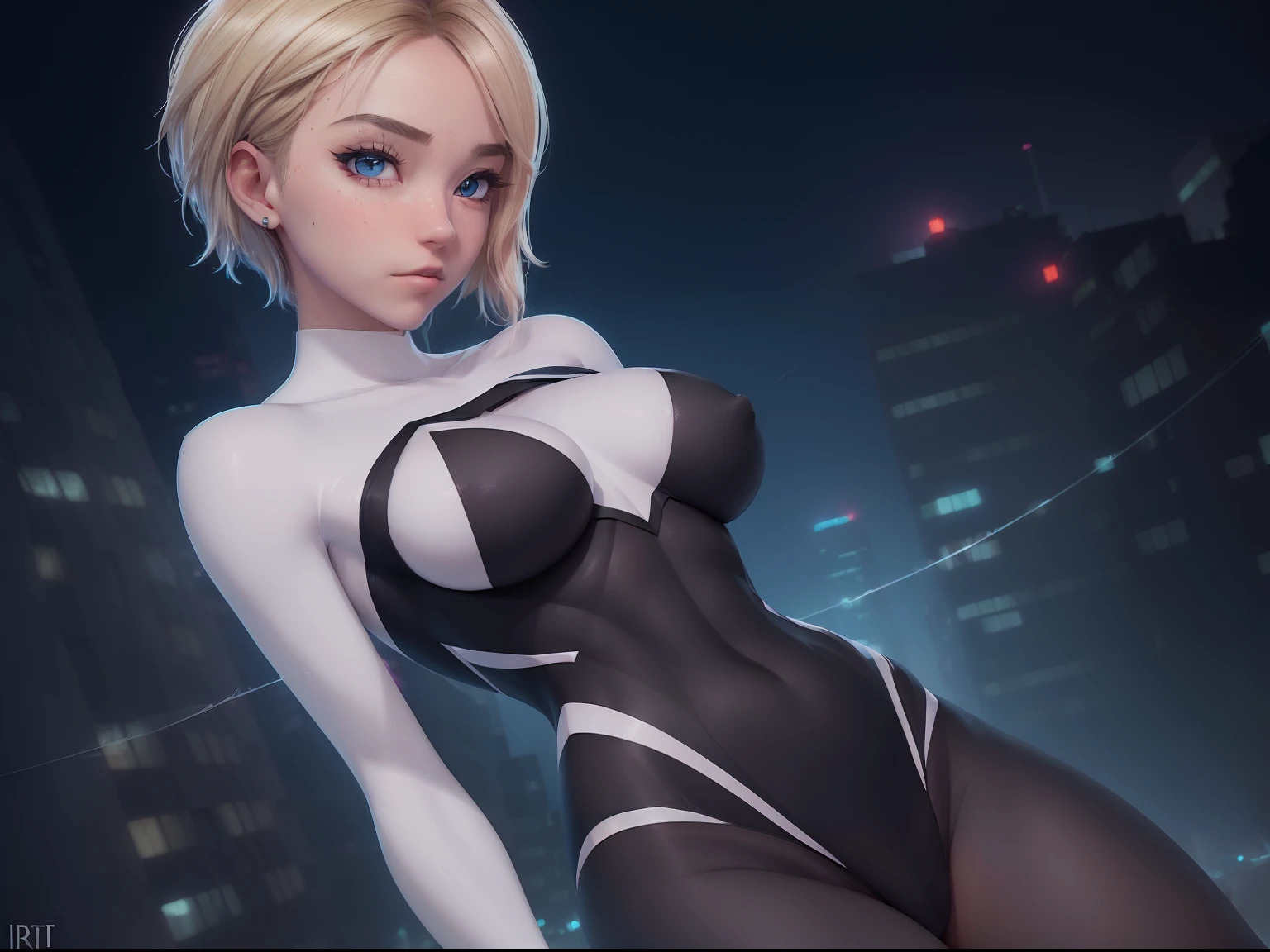 (((gwen stacy))) ((from spider gwen)) (((enormes tetas))) ((black skin))8k,((cuerpo completo))(((Amazing tits)))caliente, hermosa,((Hornie)), 8k, hiperrealista todo como un motor irreal trazado de rayos render ((estilo humano hiperealista)),(((Empty dark background))). hiperrealista todo como un motor irreal trazado de rayos render estilo humano realista ,(((Empty dark background)))., Suavemente iluminado, Intimo exquisito detalle, foco nítido, intrincadamente detallado, rewarded photography, small-catchlight, bajo contraste, alta nitidez, facial-symmetry, profundidad de campo, cinematic background, Renderizado del motor irreal, Imagen central, dream-like, Suavemente iluminado, intimo, imagen de cuerpo completo ,cuerpo completo,((tetona)),((piernas torneadas)) perfect ass ecchi