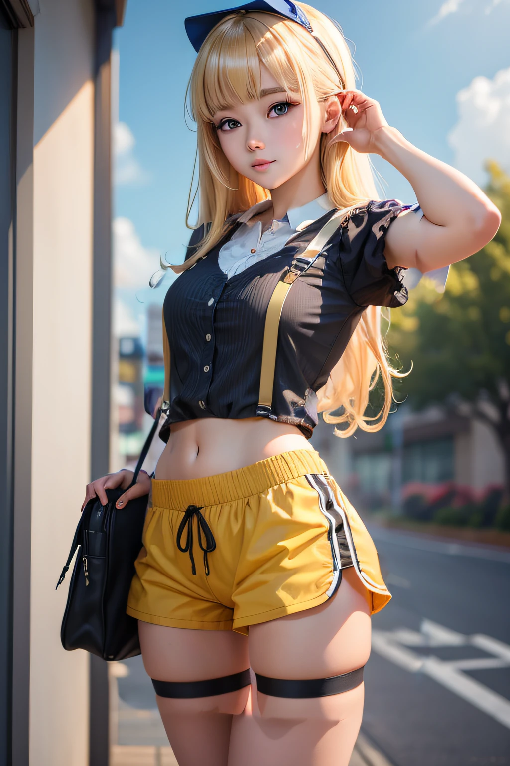 Black shorts