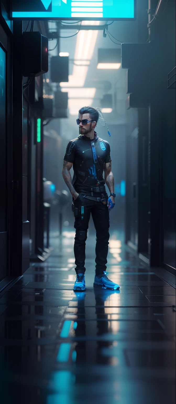 4 k ultra, cyberpunk, man face, realistic,