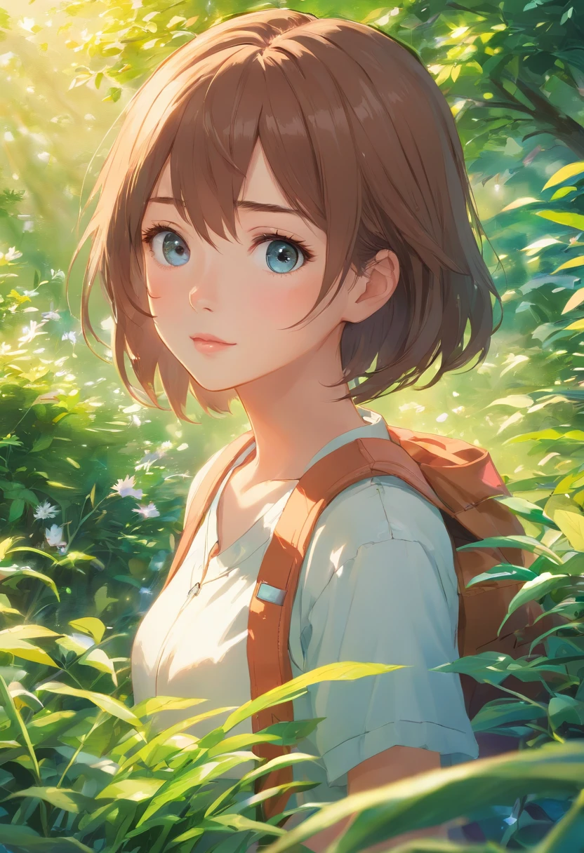 A girl in a garden,beautiful detailed eyes,longeyelashes,beautiful detailed lips,extremely detailed eyes and face,sexy,photorealistic,ultra-detailed,portraits,vivid colors,HDR lighting