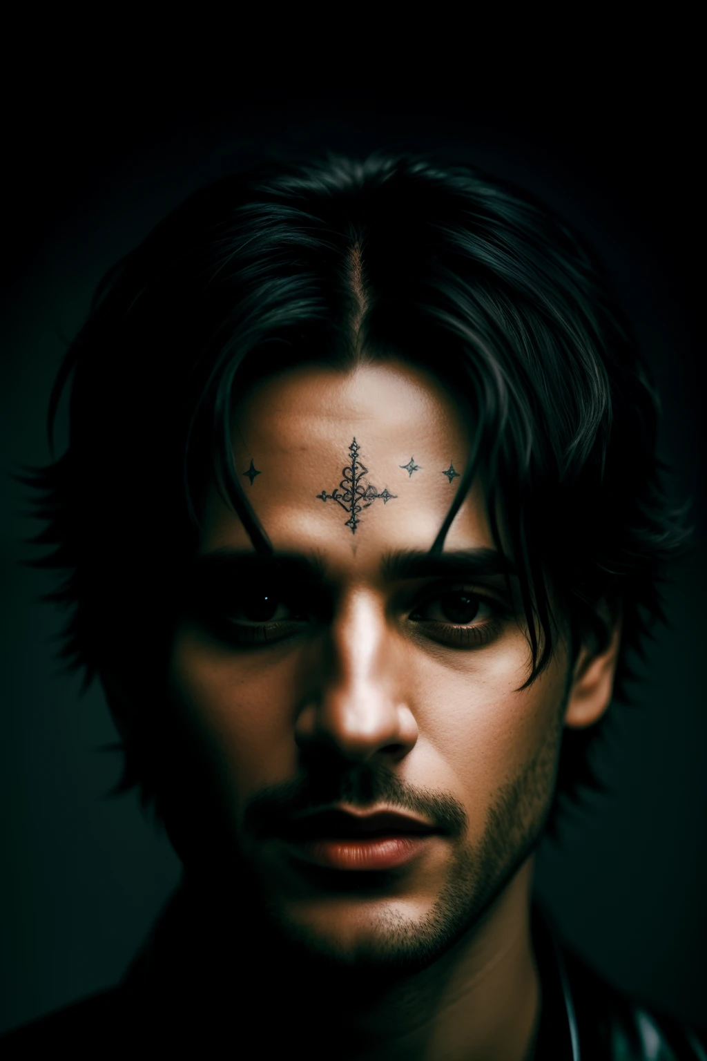 Real, photoreal, cinematic, Chrollo lucifer , portrait