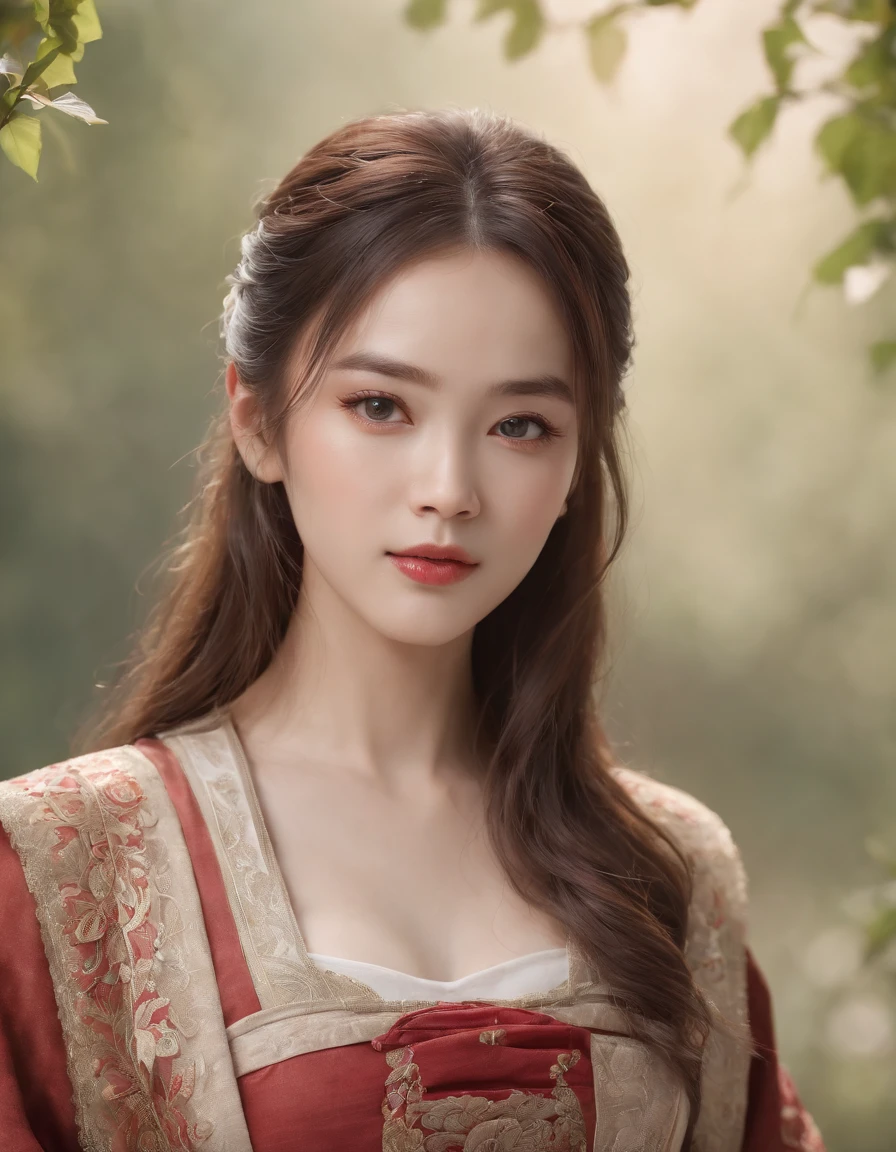 leogirl, best quality, masterpiece, ultra detailed, cowboy shot, flowing, 3dmm, ink sketch, color ink, ink rendering, 1girl, beautiful detailed eyes, (alternate hairstyle), ultra detailed hair, (graceful), (charming), (delicate), (pretty), (cute), (Hanfu), beaming, character in the center of the frame, rhythm, fantasy, looking at viewer,