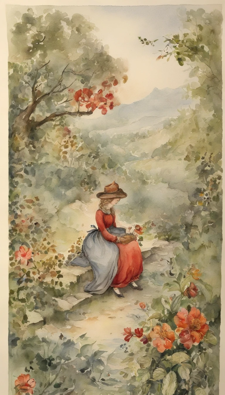 On lithographs「Emily」Name of、Engraving