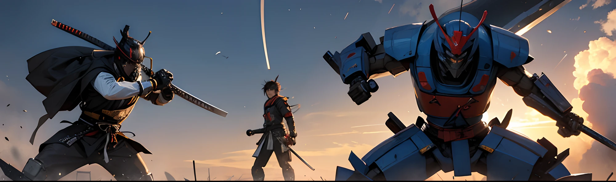 MECHA SAMURAI KATANA FIGHT