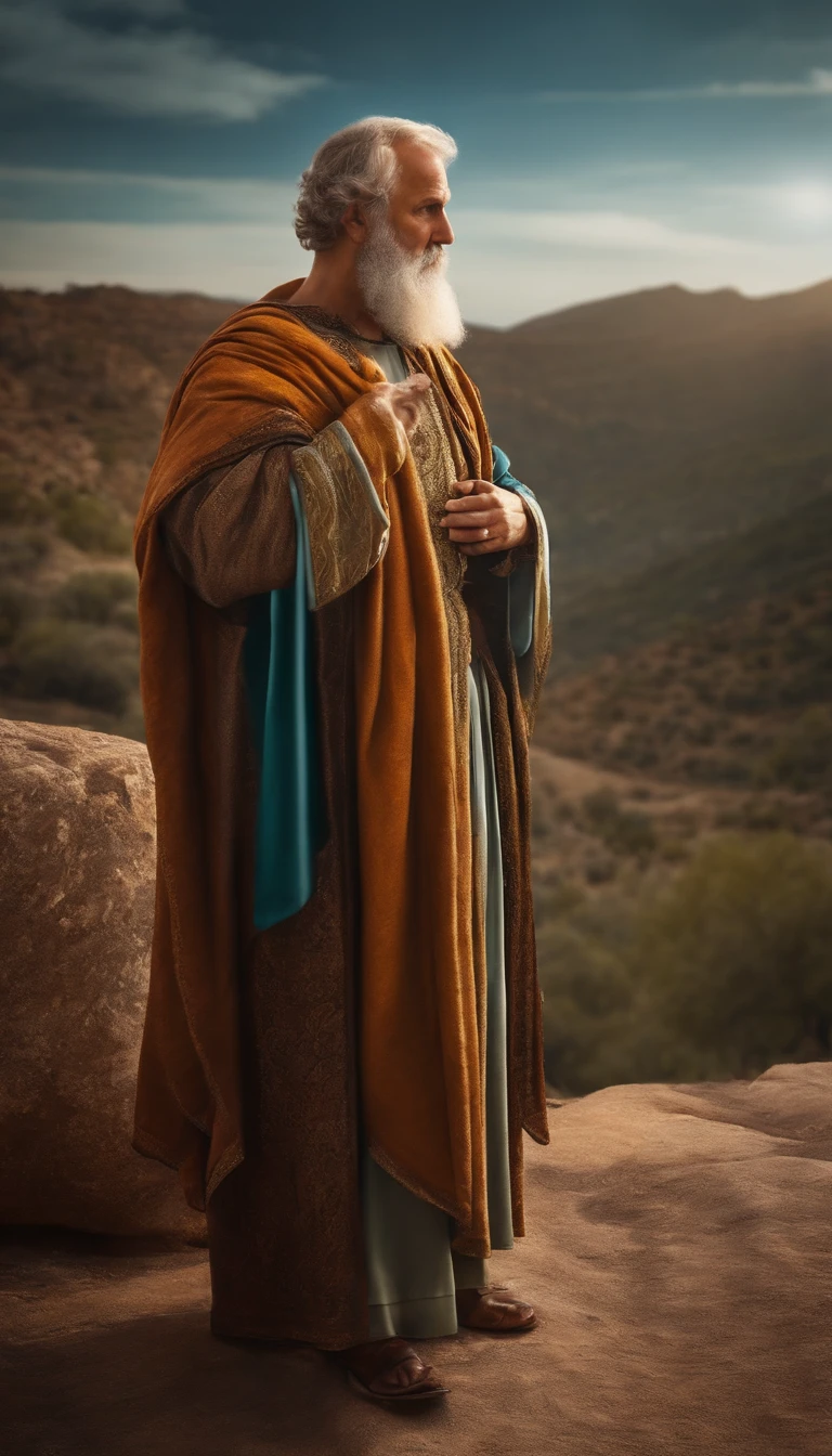 The Apostle Paul Looking Forward, roupas compridas, Religion, Ultra foto realsisim