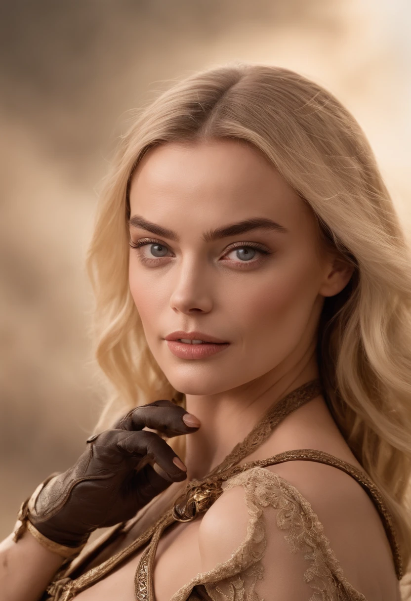 ((Margot Robbie)) como deslumbrante mulher steampunk bonita, ((corpo inteiro)), olhos ultra-detalhados, corpo ultra-detalhado, nice perfect guy with soft skinice, rosto perfeito, corpo feminino deslumbrante, ((ultra-detailed hands)), obra-prima conceito fantasia arte, trending on ArtStation, hiper-detalhado, Arte Digital, Motor irreal, 32k, Ultra HD | |, Imagem centralizada,