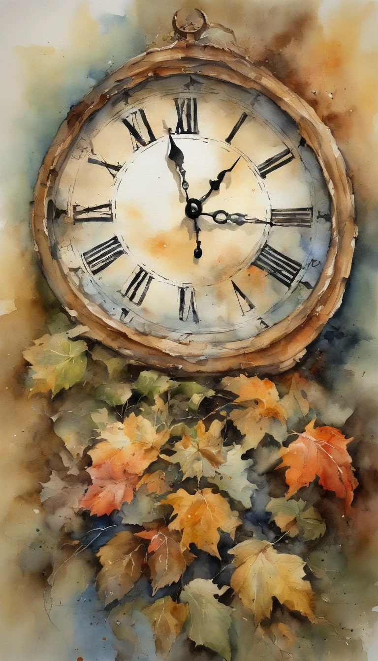 Clock、large quantity、piling up、corrupted、Broken