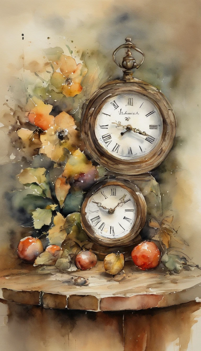20 table clocks、piling up、Broken、dark