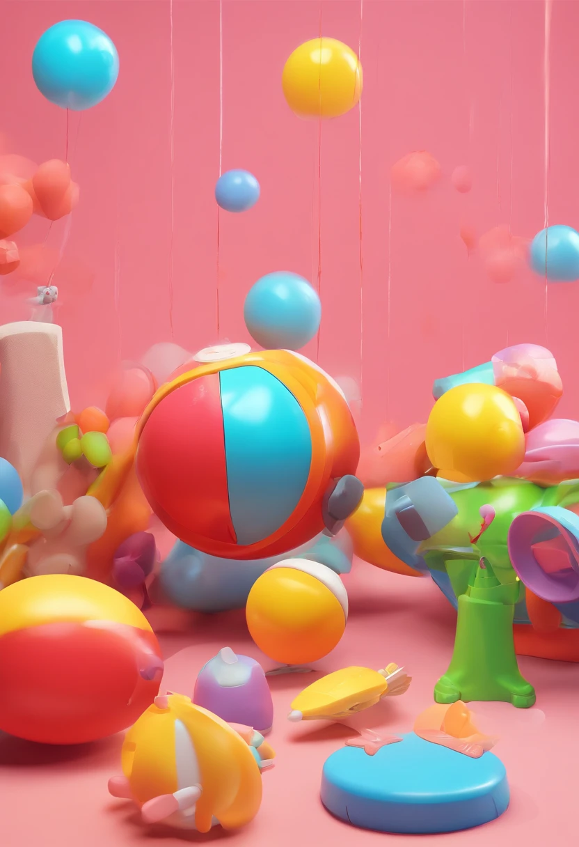 funny,comical,(playful),toy,illustration,highres,vibrant colors,soft lighting