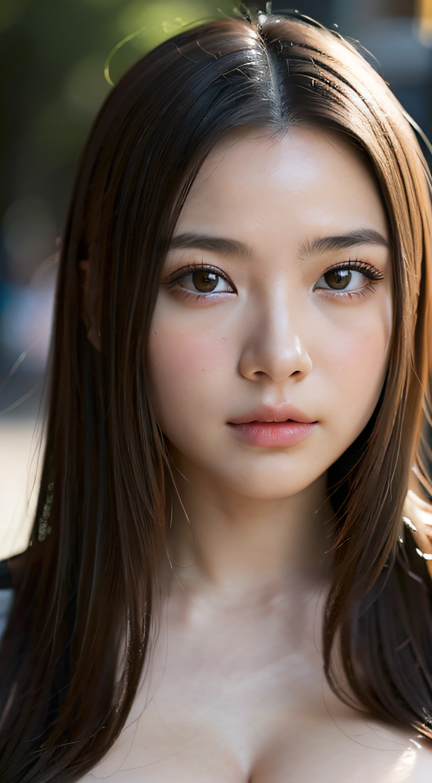 Street,(Keisan:1.5), close up, nsfw,naked,masutepiece, Best Quality, Original photo, Realistic, Face, Big breasts, , Incredibly ridiculous, Beautiful Girl, Cute, light yellow long hair, 、 depth of fields, High resolution, Hyper-detailing, Fine detail, Very detailed, Very detailed eyes and face, Sharp pupils, Realistic pupils, Sharp Focus, Cinematic lighting,