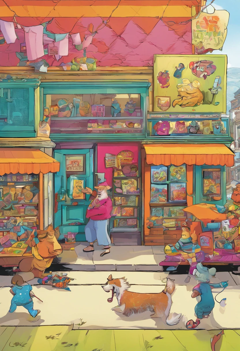 funny,comical,(playful),toy,illustration,highres,vibrant colors,soft lighting
