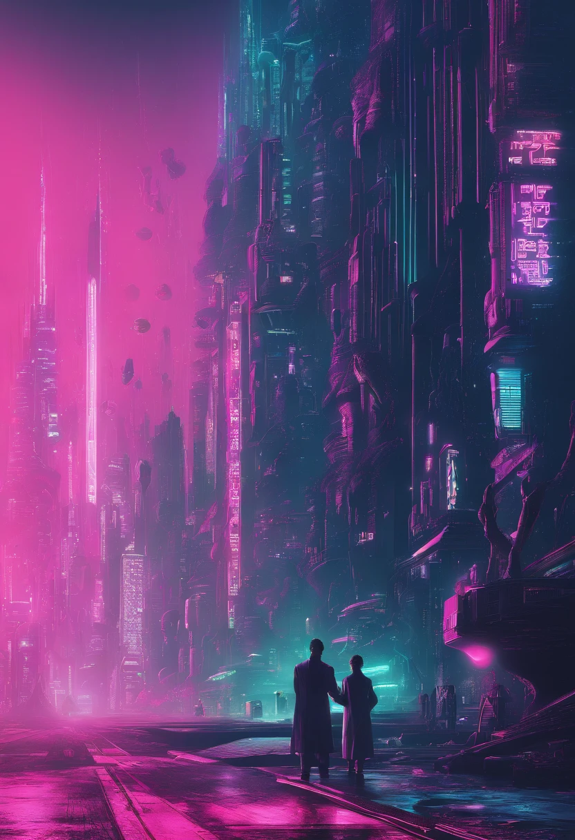 retrofuturism, streets of Musk City, Mars, Nude hookers, utopian future, androids, flying droids, overgrown buildings, winter, (starry night), neon lights, 2k, wallpaper,Science Fiction,Lighting,Environmental Concept Art & Design,Digital 3D,Character Modeling,3D,realistic,textures,cgi,environment,(((Blade Runner))),concept,Environmental Concept Art & amp Design,scifi, erotic