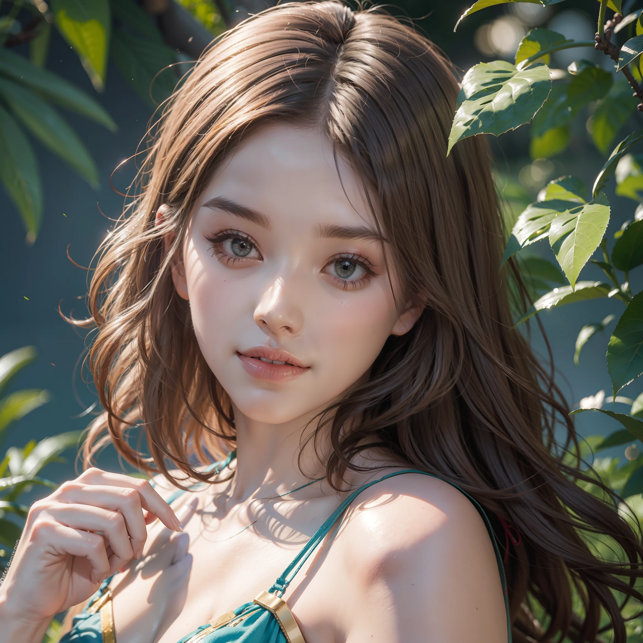 happy, detailed, realistic,  girl, naked, anorexic, garden, flowers, sunshine, gentle breeze, delicate, soft, vibrant colors, glowing skin, joy, freedom, self-acceptance, confidence, carefree, laughter, natural beauty, slender figure, tranquility