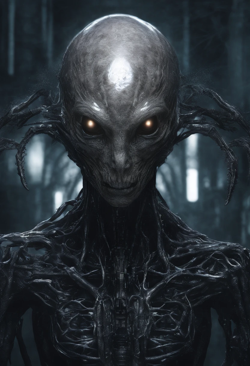 Van Terchall, Translucent ethereal alien with delicate features on a sci-fi setting, Shine from the inside out, Sparks and lights, do lado de fora, Lua, Close-up, Realistic, highly detailed, 复杂