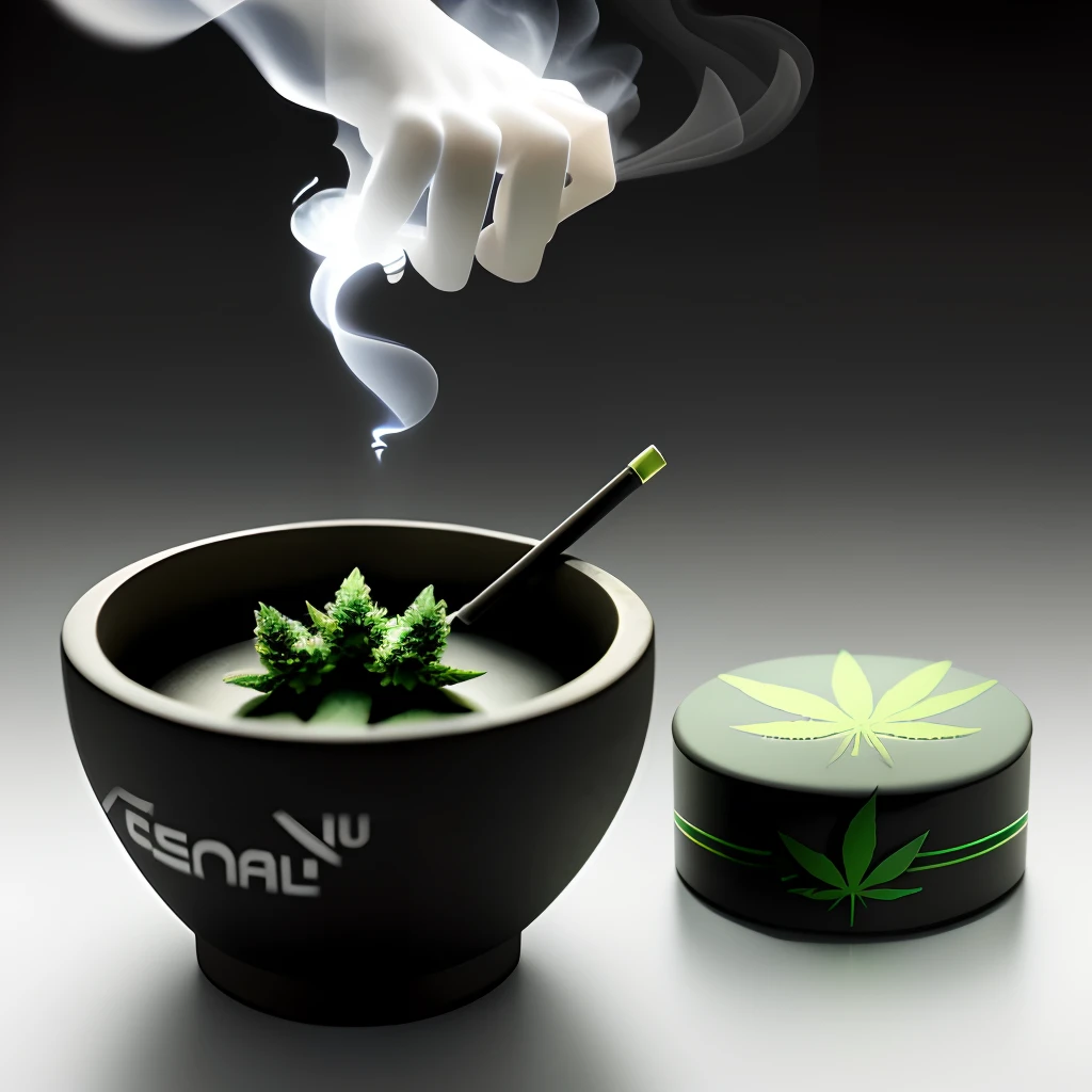 Marijuana joint posing in ashtray leaving smoke High definition,Alto detalle ,anuncio publicitario para revista cannabis