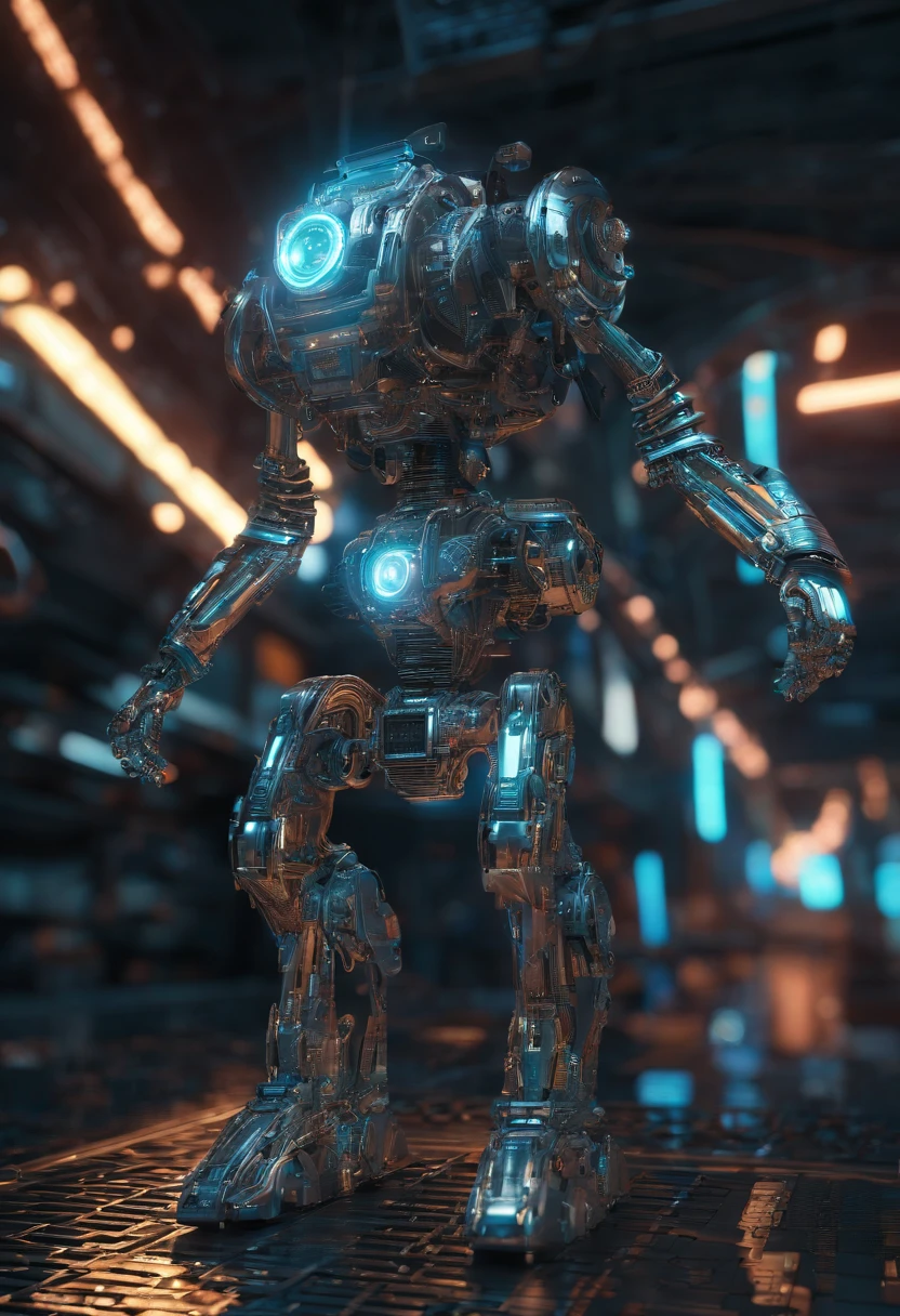 Van Terchall, Translucent ethereal alien with delicate features on a sci-fi setting, Shine from the inside out, Sparks and lights, do lado de fora, Lua, Close-up, Realistic, highly detailed, 复杂