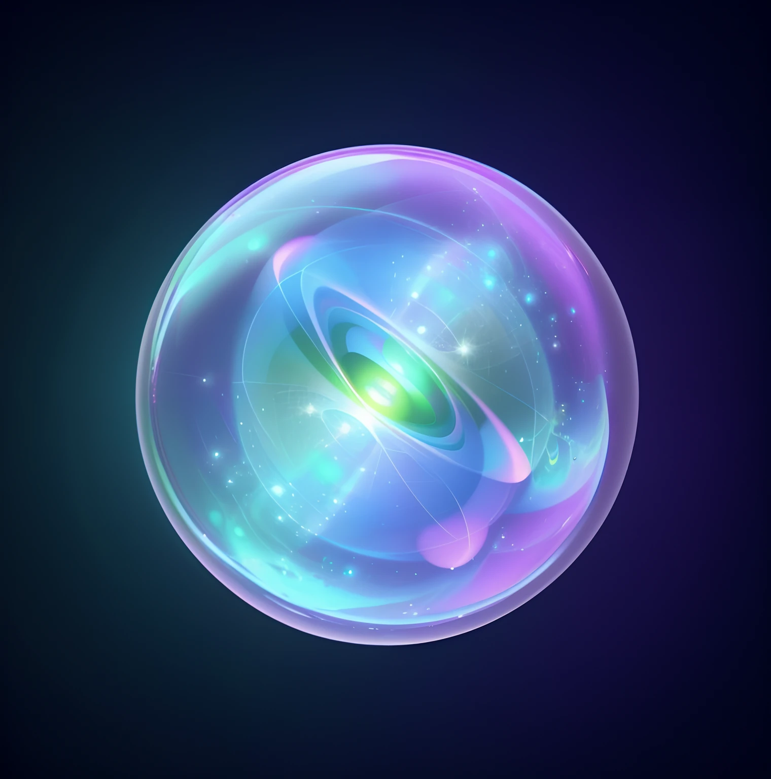 Close-up of soap bubble with green ring, Soap Bubbles, translucent sphere, water bubbles, Bubble, blue circular hologram, iridescent soapy bubbles, glossy sphere, bubbles vfx, magical glowing sphere in midair, holographic krypton ion, soap bubble mind, Bubble background, glowing sphere, liquid simulation background, ethereal rainbow bubbles, glass orbs