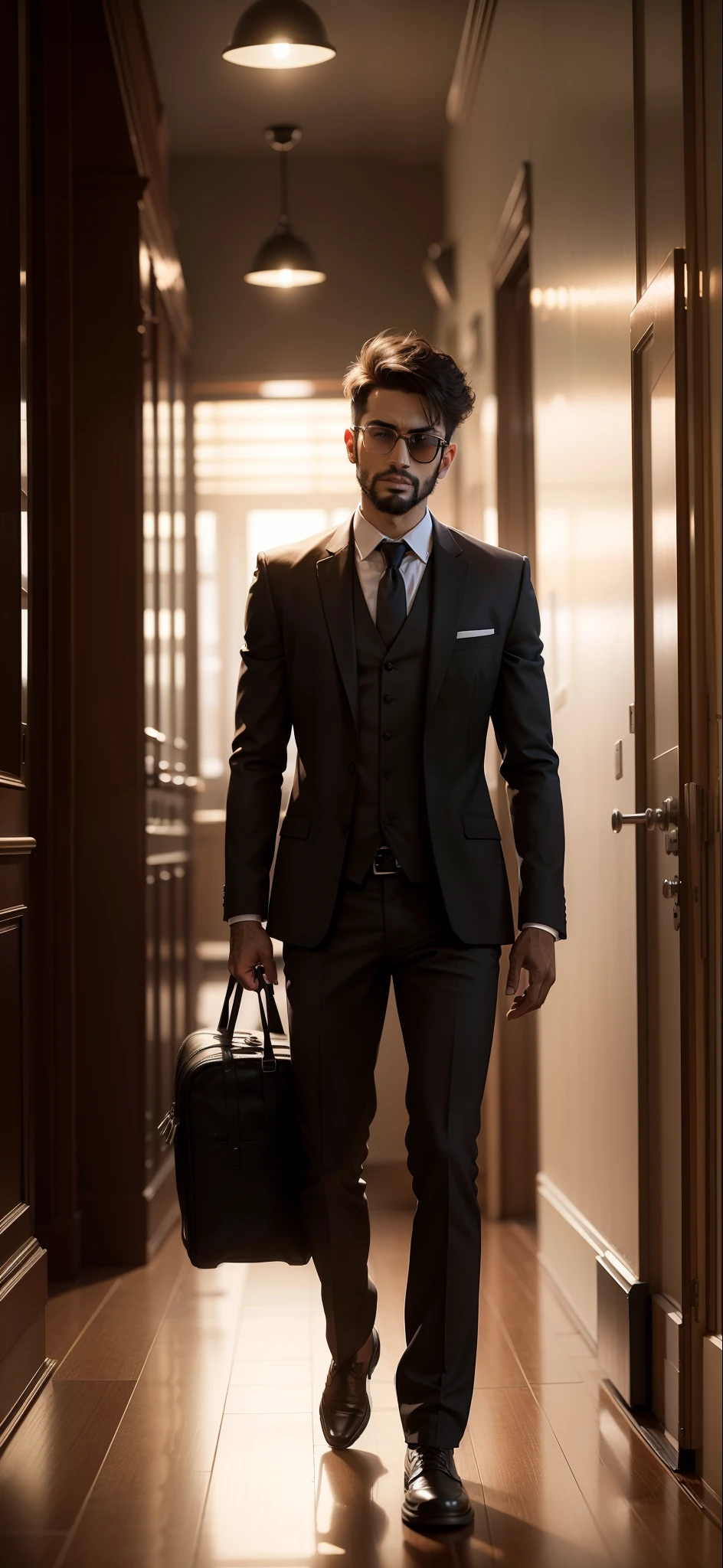 Alone man decent attitude realistic