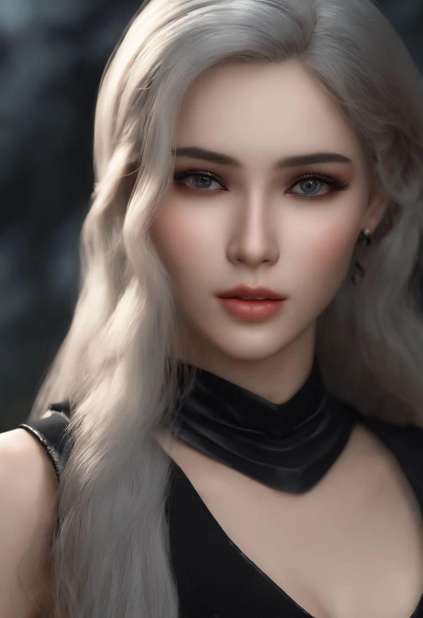 ((Best Quality, 8k, Masterpiece: 1.3)), Full Body, Focus Clear: 1.2, Outstanding Style: 1.4, Slender Abs: 1.2, ((Black Hair, Big: 1.2)), Black Tank Top, Highly Detailed Face and Skin Texture, Detailed Eyes, Double Eyelids