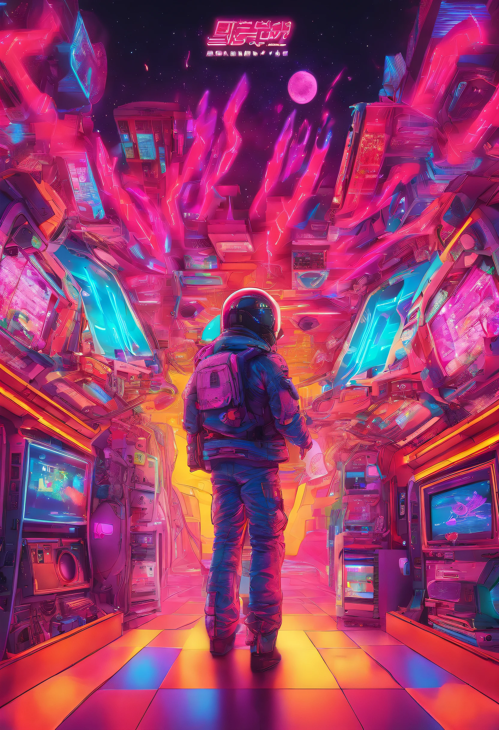 Space capsule,looki at viewer,Realiy,A man in a black tight leather jacket,Wearing a futuristic helmet,cowboy lens,(fish eye),Cramped and dirty room,clothes details,Japan's old red light district,((()),((natta)),