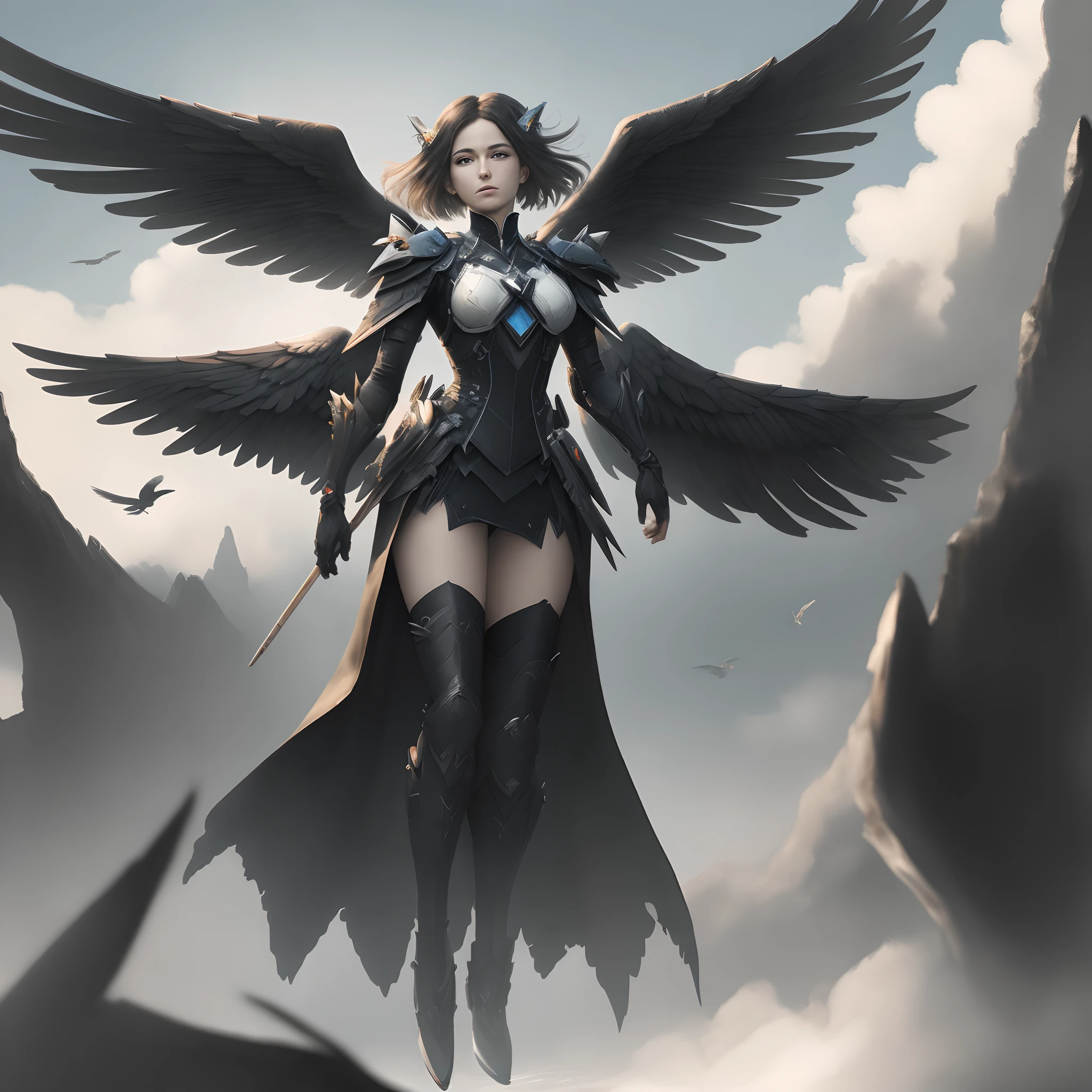 On black Wings