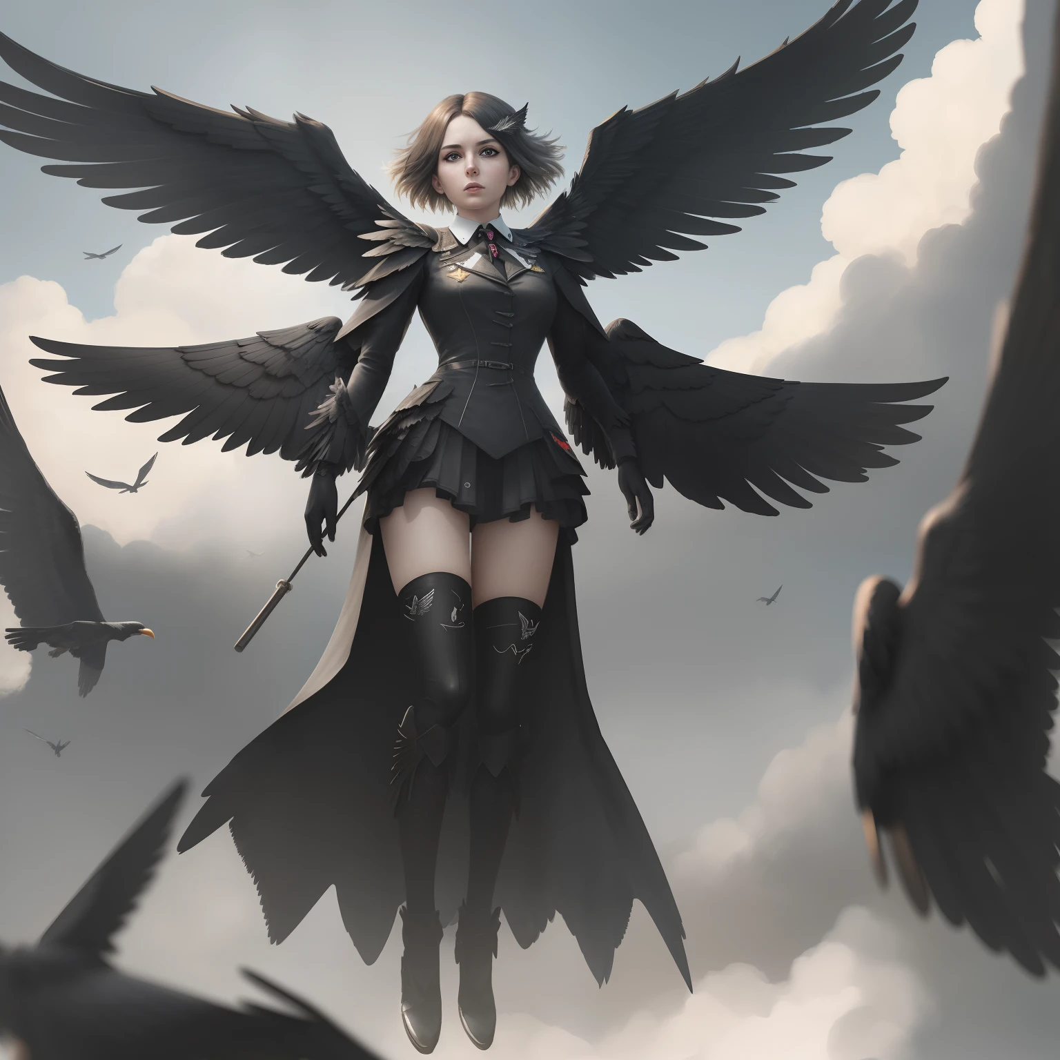 On black Wings