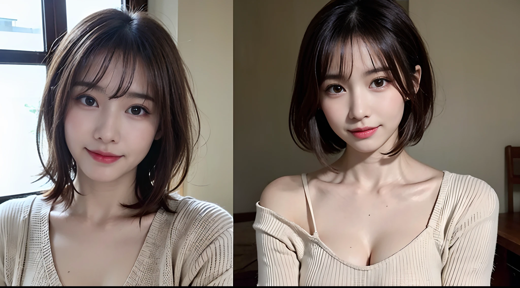 Nsfw,(High resolution:1.3), (16k, Photorealistic, Raw photo, Best image quality,multiple view: 1.4), Japanese, Beautiful Face, (A vivid face), Beautiful Hairstyles, Realistic eyes, Beautifully detailed eyes, (Realistic Skin), Beautiful skins, attractive, 超A high resolution, Surreal, High detail, Golden Ratio, Highly detailed cute girl,(20-year-old)、Detailed Background、(Many passers-by:2.0、Detailed face、Well-formed face), ((boob flash)), (brown haire,very short hair,Bob Cut,gigantic breast, cleavage,thick nipples,erection of nipple,large areolas ,black collar:1.4),smile,nipples,navel, (naked:1.5),(ears ring),(in the school gym ,have basketball:1.3),full body