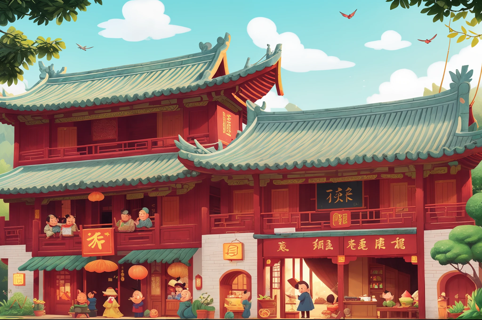 China village --auto --s2