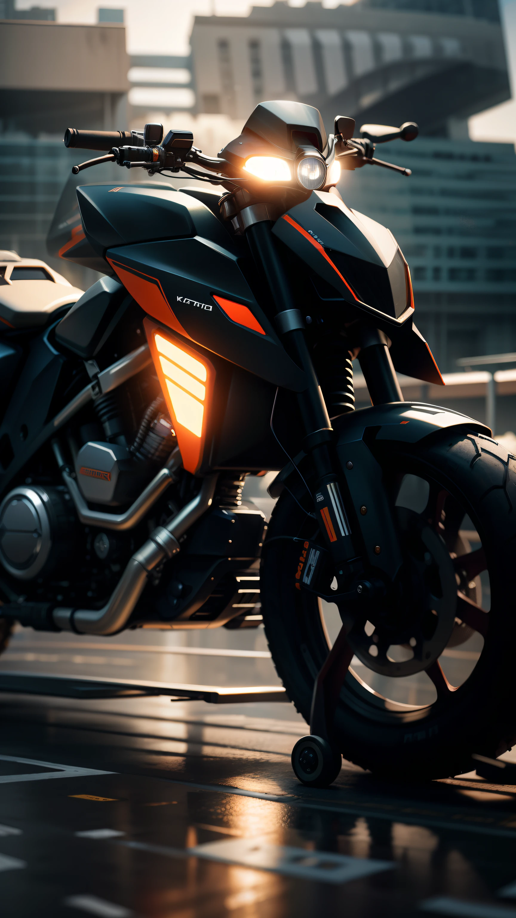 Realistic, futuristic, dangerbike, ktmduke,