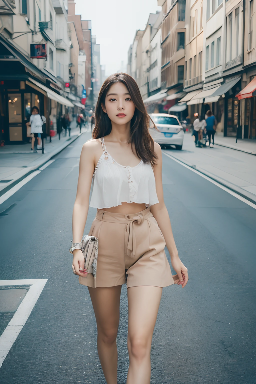 (top-quality、8K、32K、​masterpiece）femele、street snap、夏天