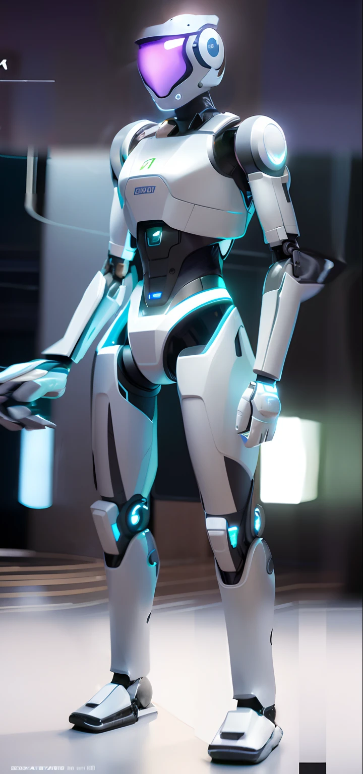 Robot with helmet,Heads with exquisite details