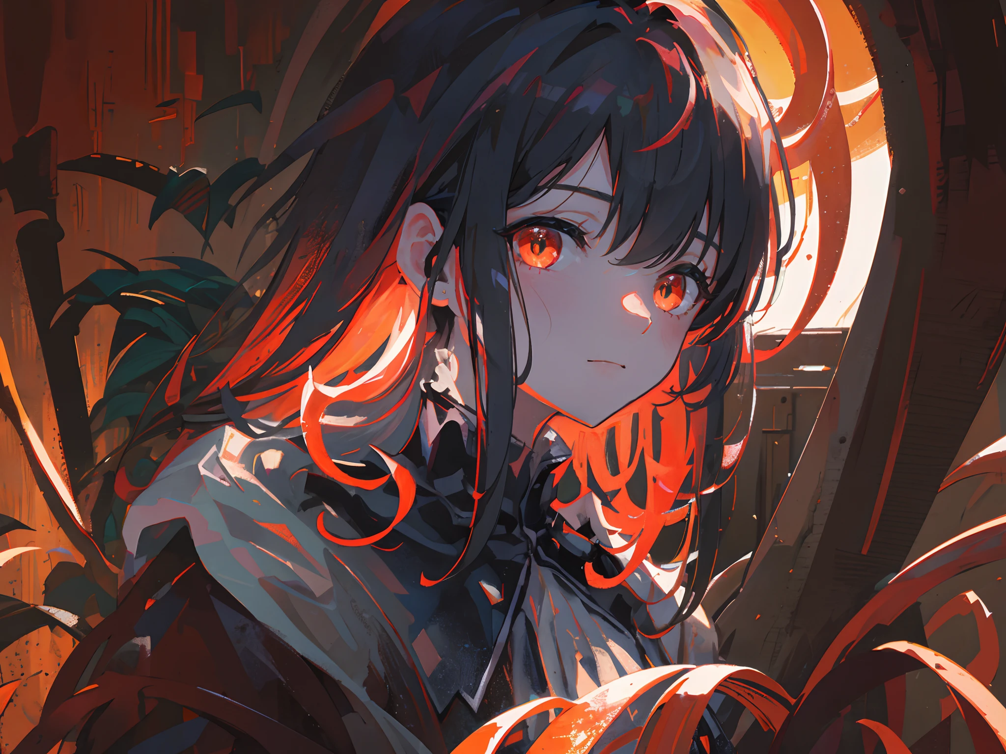 delicate face,