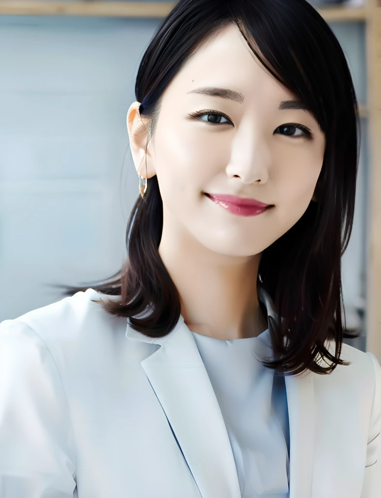 Close up portrait of woman in white blouse, Wearing a business suit, Wearing a business suit, business clothes, Girl in suit, flaxen ponytail、wearing fashion suit, Wearing a strict business suit, wearing jacket and skirt, Girl in a suit, korean female fashion model, Office Clothes, in a business suit, businesswoman, wearing black business suit