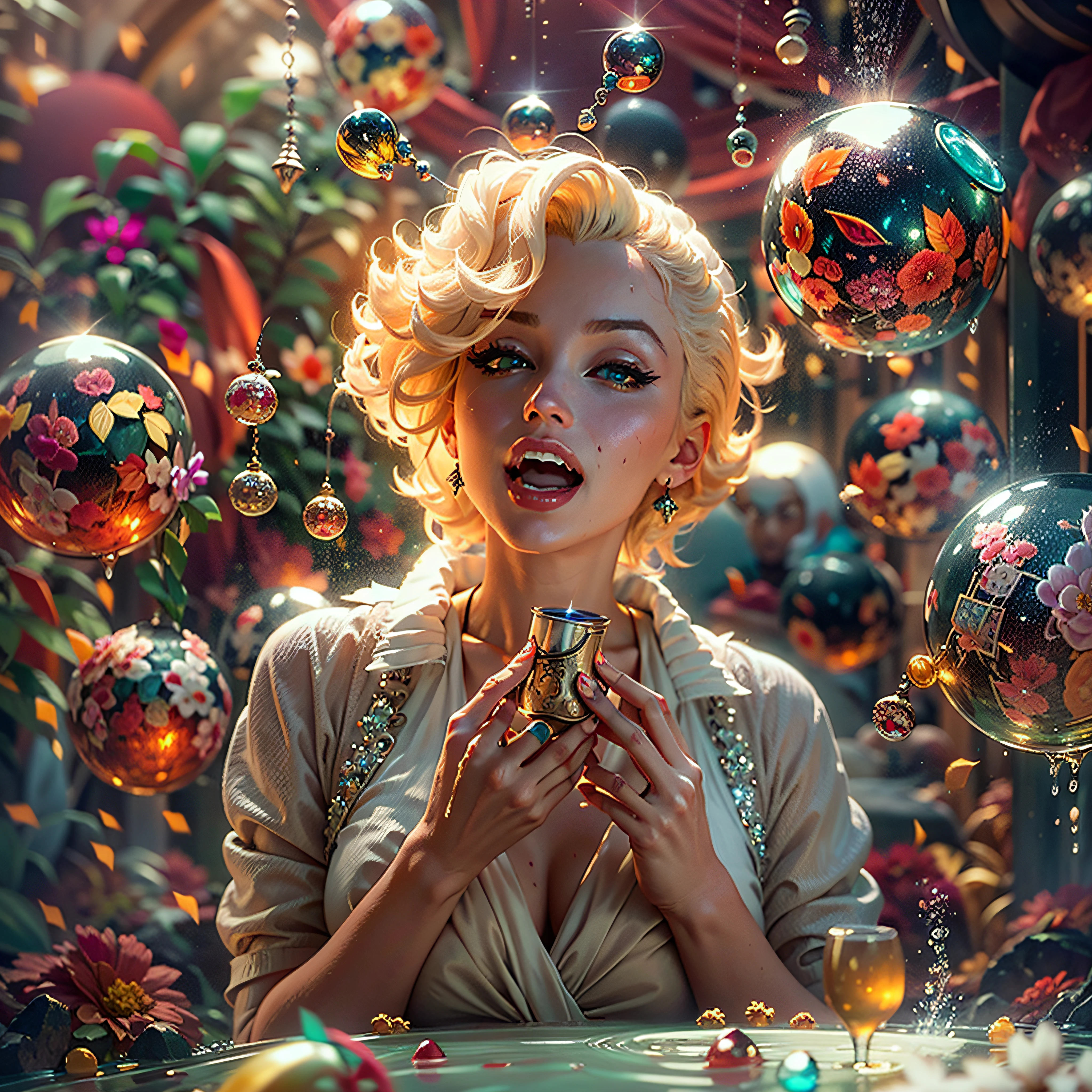 masterpiece Goddess Marilyn_Monroe Diva waitress matrix meticulously intricate ultra highres Pro-photo-realistic reflection optimal ultra_sharpness focus perfection accurate volumetric Lightning contrast front_sunlight backlight global illumination cgi vfx sfx reflex ultra high-definition ultra high-detail Octane_rendered extreme improved graduated UHD XT3 64K 32K 16K 8K DSLR HDR UnrealEngine5 romm rgb pbr 3dcg fxaa blu-ray colors-coded anti-aliasing fkaa txaa rtx ssao opengl-shaders glsl-shaders post-processing post-production cell-shading tone-mapping vivid red hairstyle Agate ornament diamond sunflower sports cap cow-boy hat athletic epic clean eyeliner cheekbone felt suave expressive effects embarrassed wet flirt sweat lazuli-droplet-of-water-drop-between-eyes Divine (bright eyes, bright eyes) beautiful eyes saturate black pupils brown irises turquoises sapphires pearls open mouth smile teeth (tongue droplet water) clavicles white jacket shirt bridaldress safran silk papillotes sleeves orange satin obi scarlet breasts huge side-boob spread sagging corsage yellow seams navel skirts wide fringes swinging spinel reveal diamond heart chastity-belt solid padlock indigo pubic pubic-hair silks snap_lock garters legs boots solid iron nickel cobalt luminescence depthfield Crystalline butterfly CGSCOSITY "Heavy Metal" sceptre invokes magic monarch fleuraison monster milkweed monstrous viceroy fire-breathing creature sundrop fountain water drop of water Drink "Beer-Buck" beer broues slide mirror onyx summon Queen Bee wings transparent ruby occult headgear flash Disco-Ball Earth hearth blooms Tourmaline lantern-paper dramatic crystal background water-dancing Pool marbles paddling opal "Water Falls" equirectangular 360 population deep path glass strange Obscurside outdoor darkness full moon glow Chaos dark night hole cathedral crux anks Tattoo Bruce_Weber sex Females naked Koos_Roos nsfw varies multi etc.