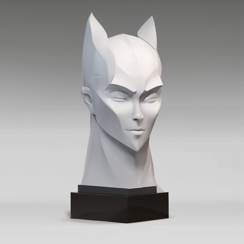 3d character bust of a swordsman, character concept, hand drawn cartoon illustration, Solid and vivid background, Fine, detailed scale, Soft lighting, game character, upper body, Created by Lois Van Barl and Reusch and Ross Tran and Ross Drås and Sam Yang and Sam Ess Arts and Altgerm, Best Quality, masutepiece