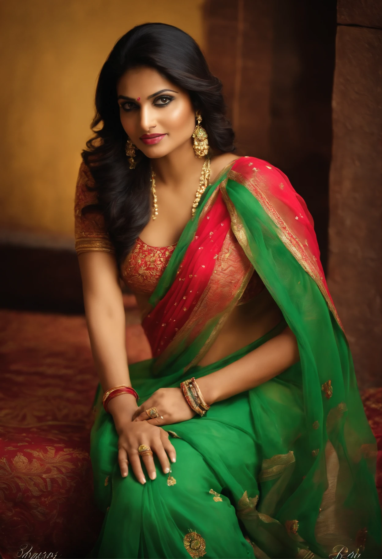 Nico Robin in saree --auto