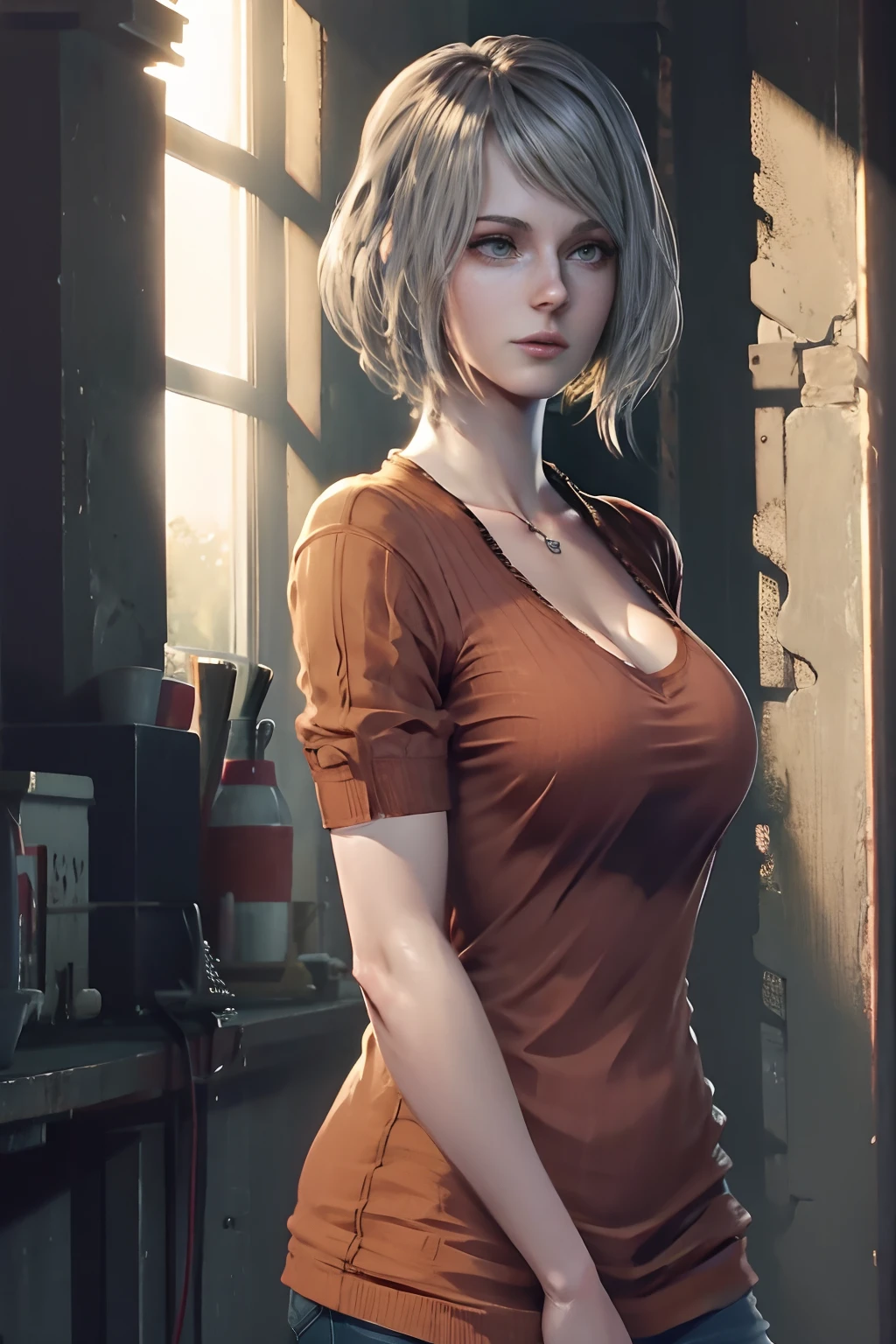 Ashley in casual dress