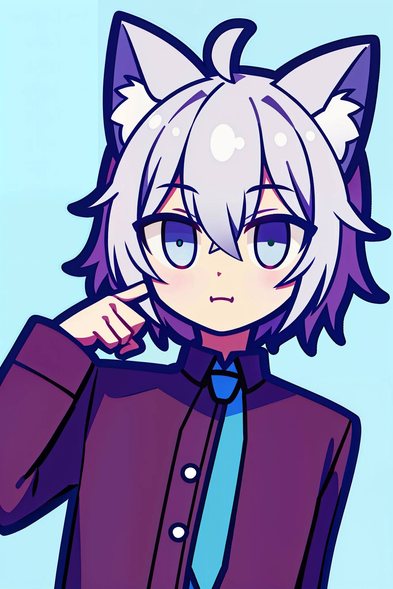 Male cat ears