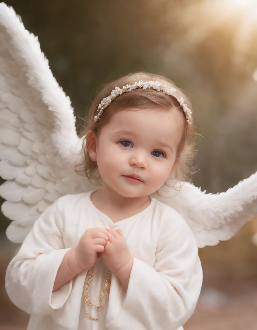 Masterpiece, absurdres, fine detail, HDR ,photorealistic,(adorable little angel:1.5),(desenho animado:1.3),(sky with starry clouds:1.2)，（ masterpiece,photorealistic,:1.4），(skin texture visible:1.5), (high quality), Fujifilm XT3,up close