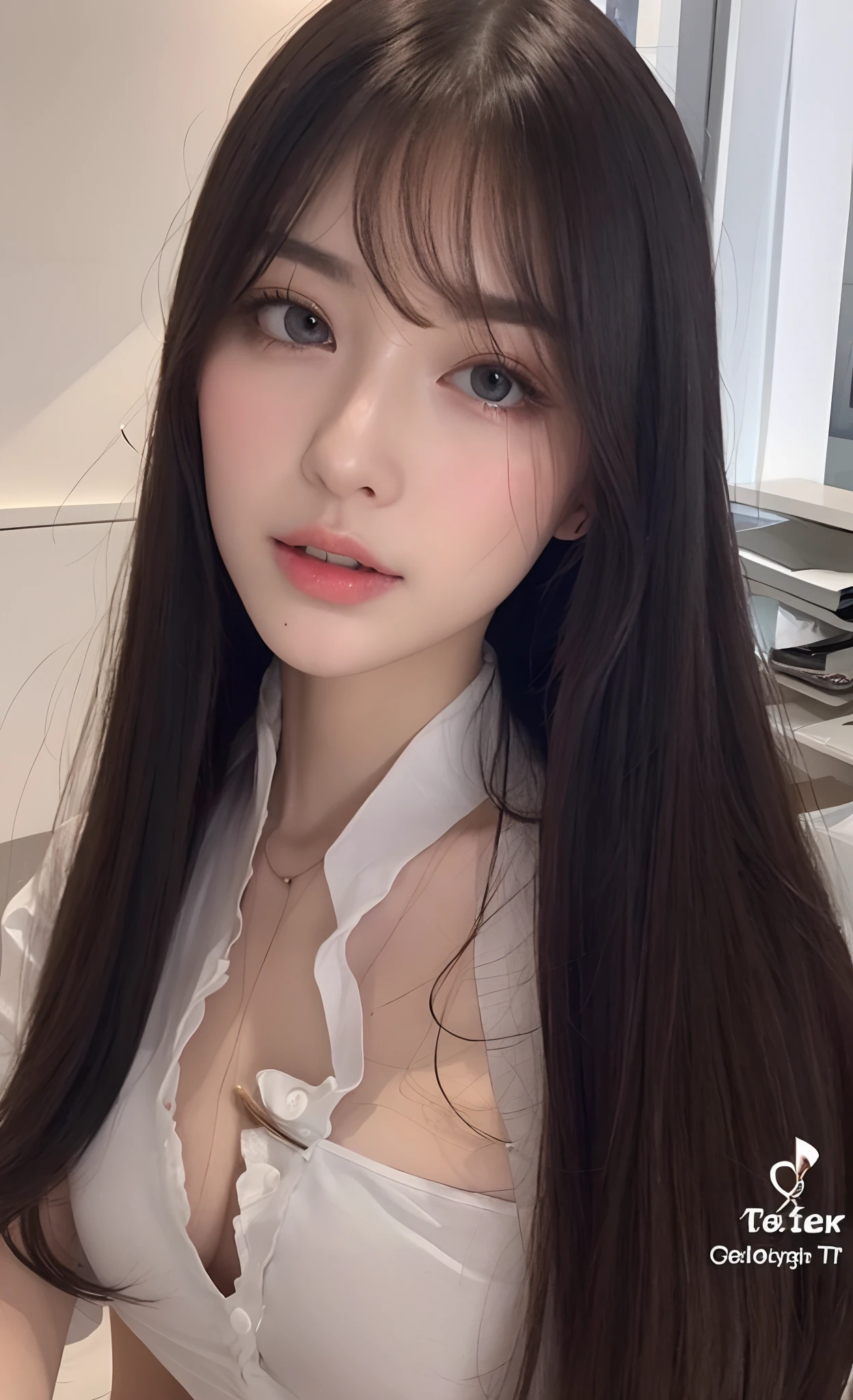 ((Best quality, 8k, Masterpiece :1.3)), Sharp focus :1.2, A pretty woman with perfect figure :1.4, Slender abs :1. 8k, Top image quality、Raw photography、超A high resolution, fair white skin、shiny white skin、(wavy blonde hair)、dark brown hair、dark brown hair、Beautiful eyes with random colors、very thin lips, finely detail、elongated eyes、pale pink blush、long eyeslashes、Beautiful double eyelid、Lighting that emphasizes beautiful skin、Lustrous skin 2, ((Layered long hair, Big breasts :1.2)), show ((detailed face )), ((detailed eyes )), Rain :1.2, Street:1.4, building, Wet body :1.4, Highly detailed face and skin texture, Detailed eyes, Double eyelid
