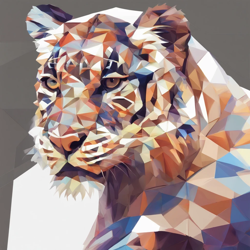 Perfect alignment, Cute little tiger in jacket, Wearing sunglasses, cheerfulness, Standing position, Abstract beauty, Centered, Looking at the camera, Facing the camera,3D models are close to perfection, Dynamic, Highly detailed, smooth, Sharp focus, 8K, high definition resolution, , Art by Carne Griffiths and Wadim Kashin, White background