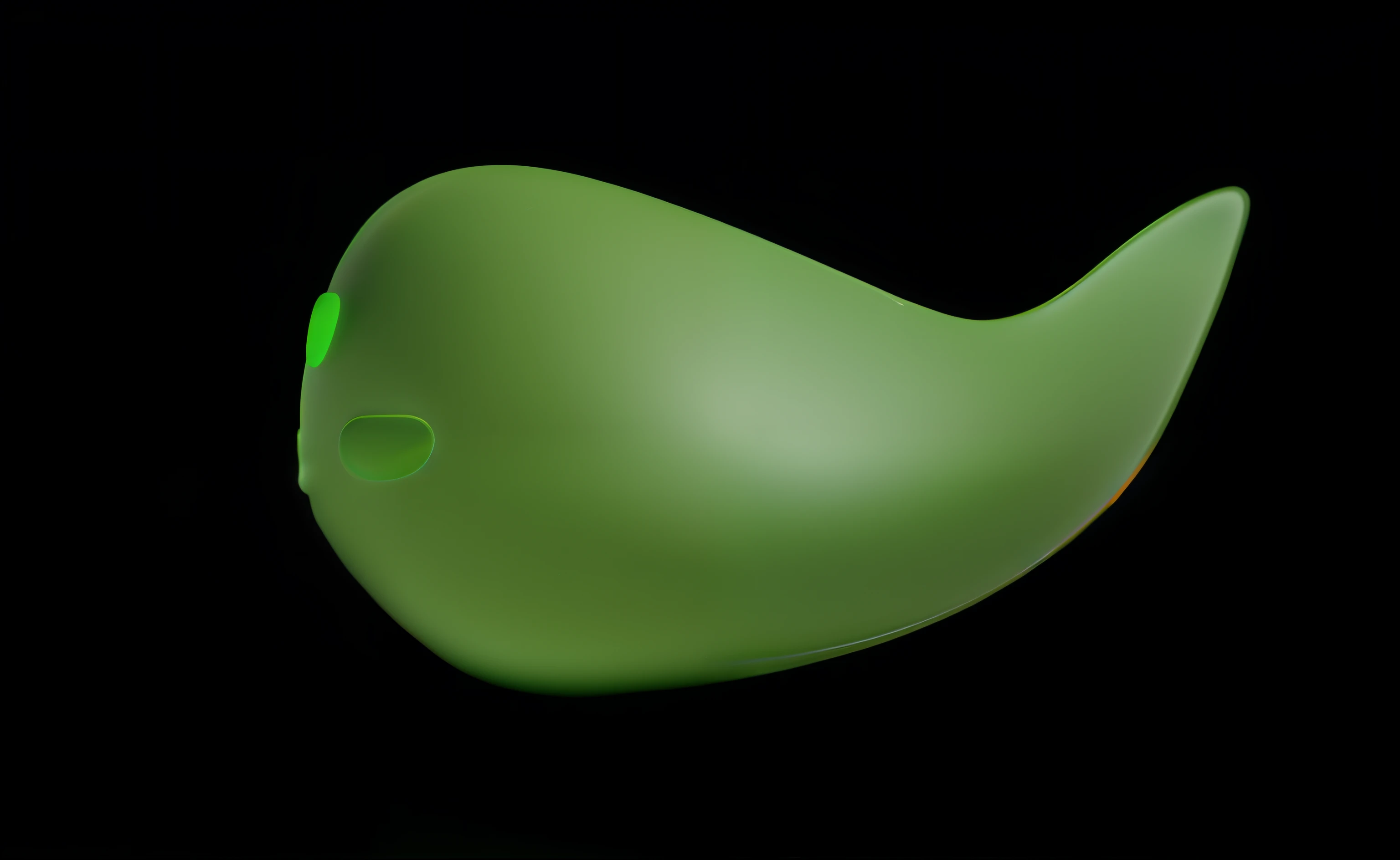 green colored skin,adolable,Rounded,with black background,Light