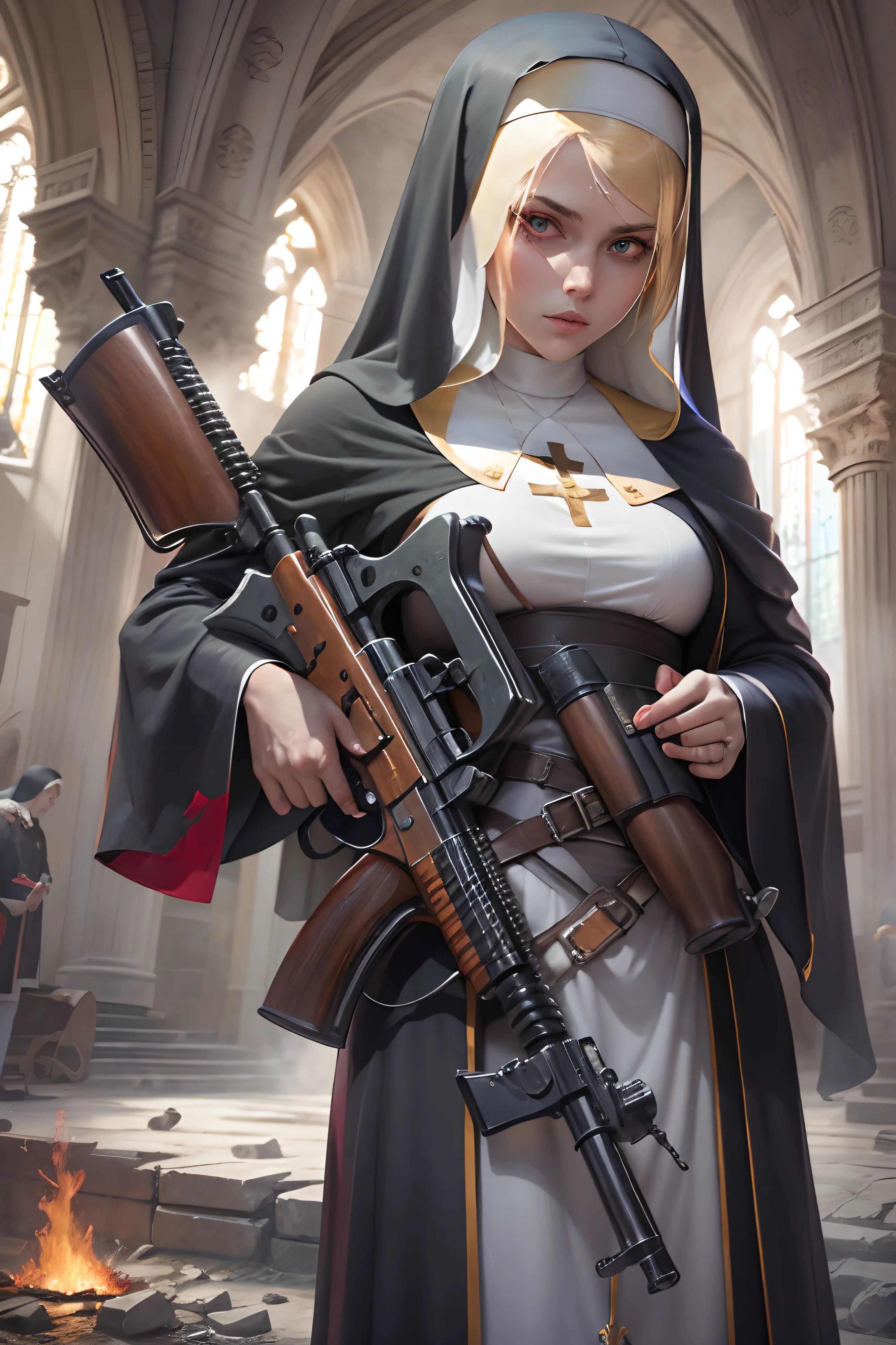 Nun using minigun --auto --s2