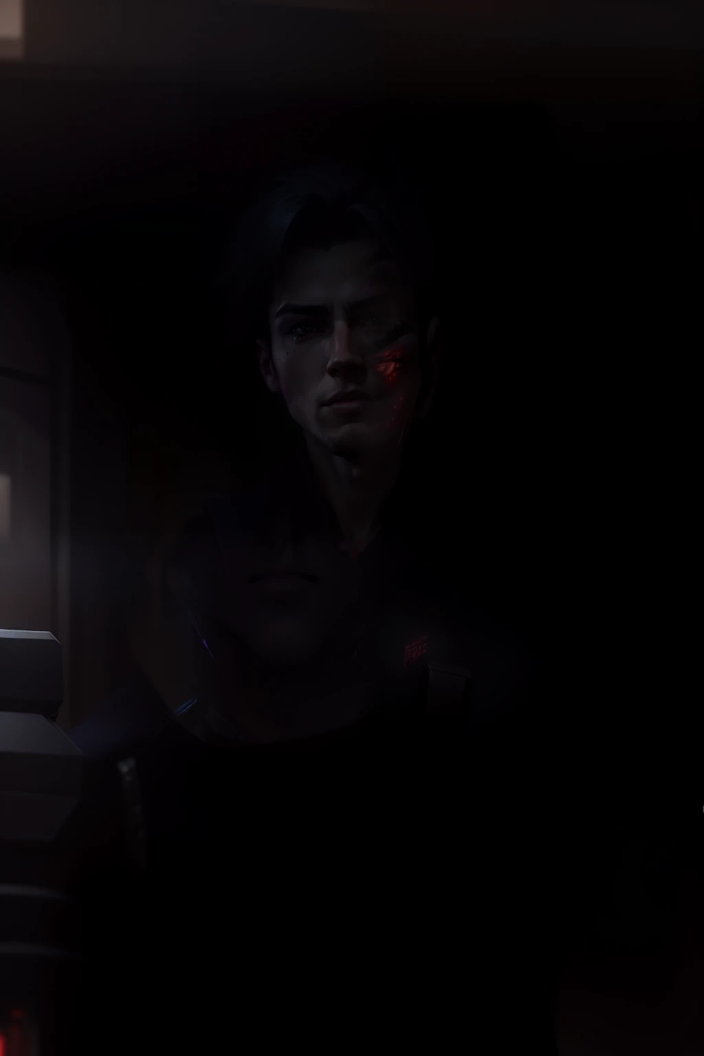 Change background, cyberpunk handsome boy ultra realistic