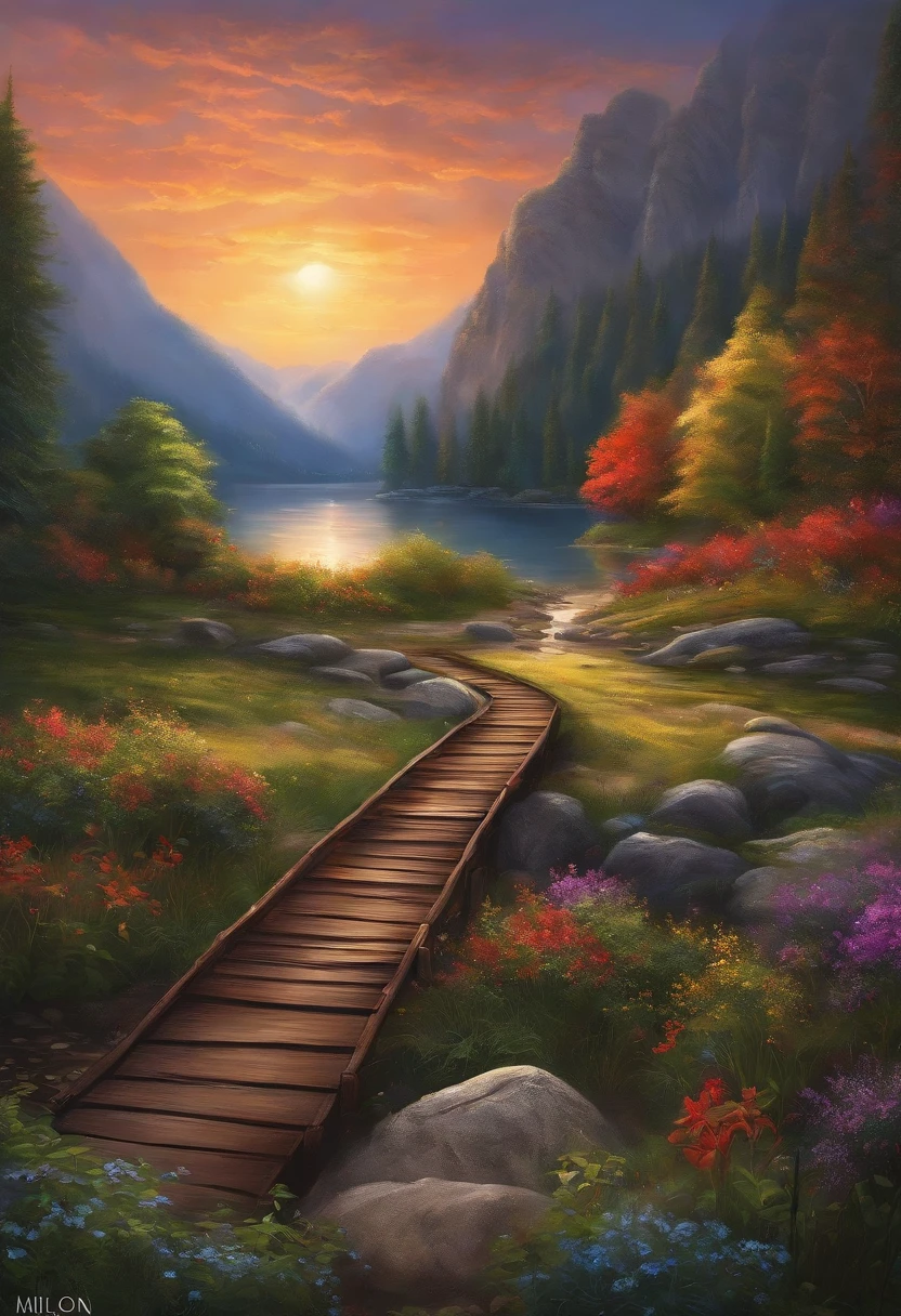 Draw a company,The company name is Mona Hot Painting Co., Ltd