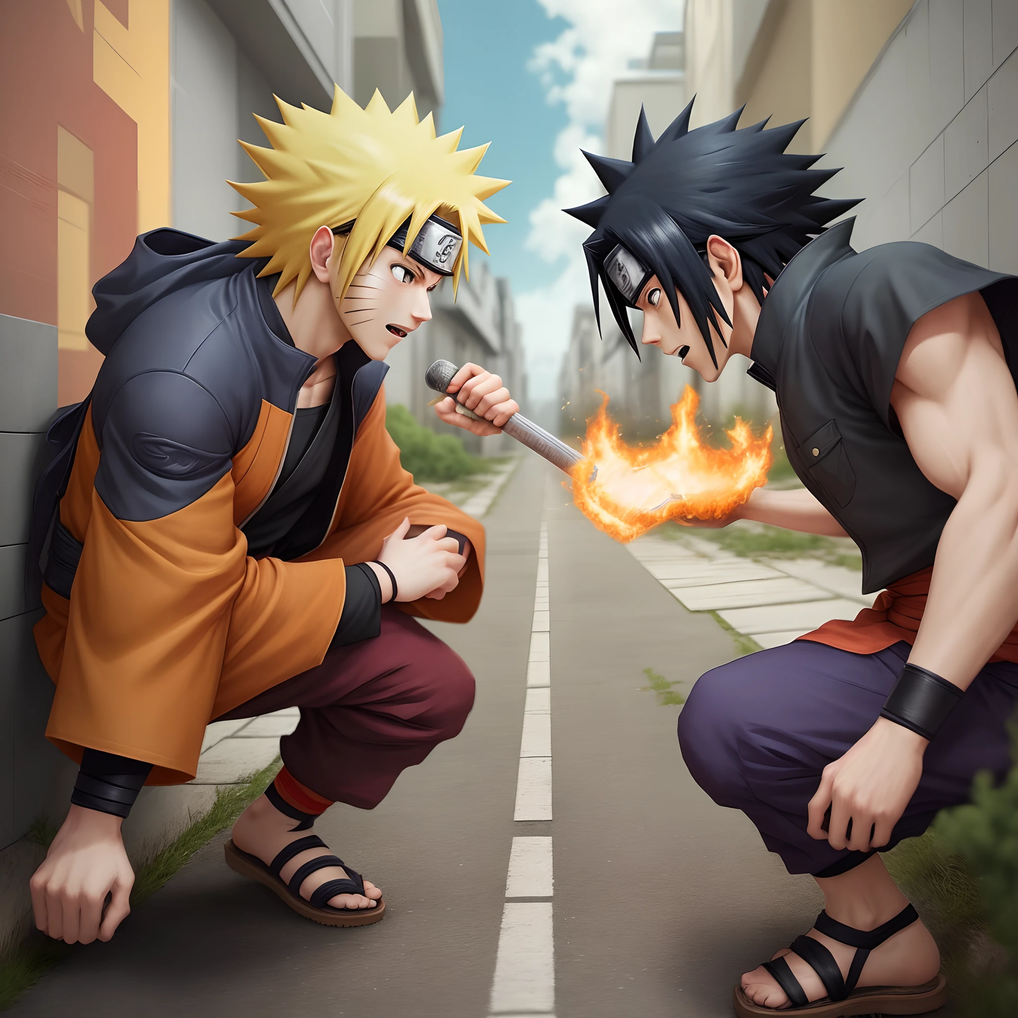Discuss the significance of Naruto and Sasuke's rivalry throughout the Naruto series