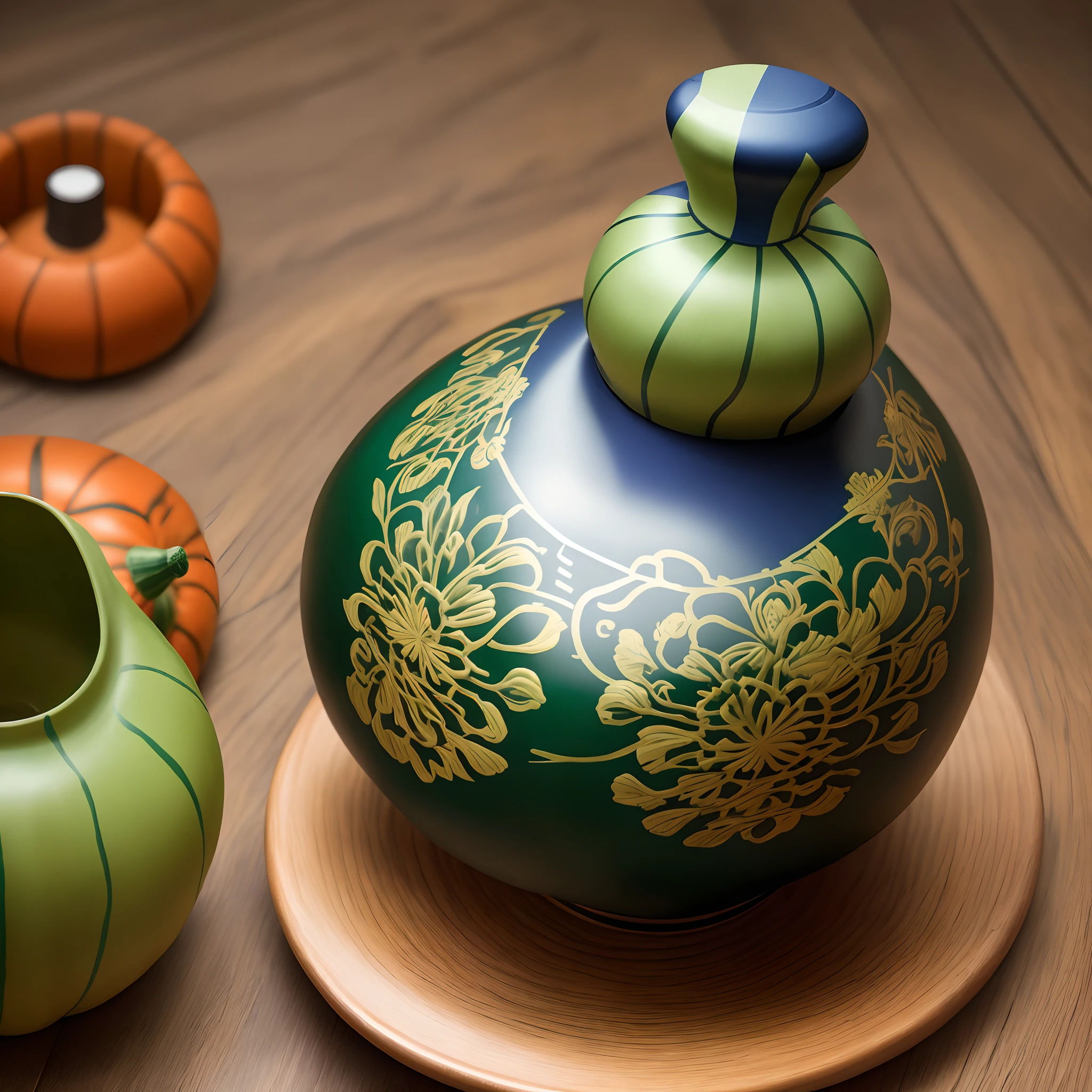 Lacquer gourd