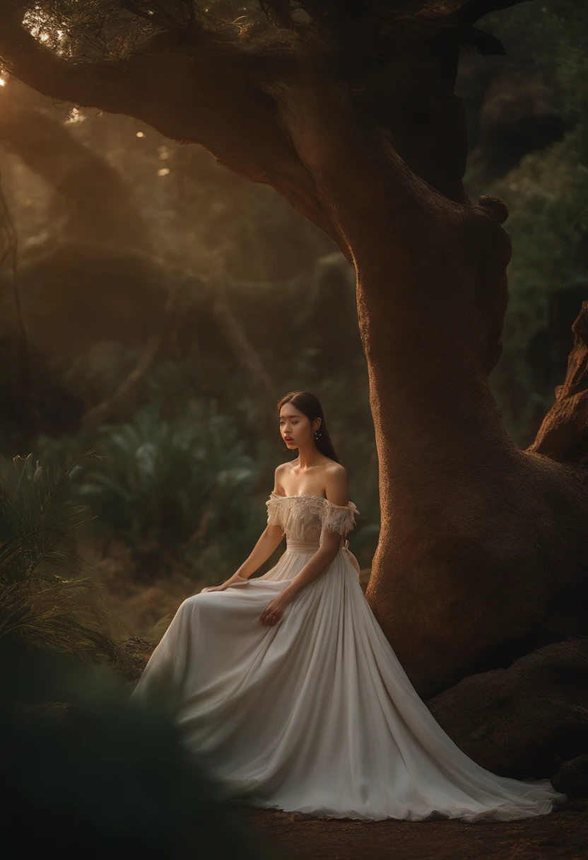 No clothing to cover it,Two women in the cave held each other,huge tit,Cocked buttocks,Kiss,The body is snow-white,Beautiful long hair,Asian beauty face